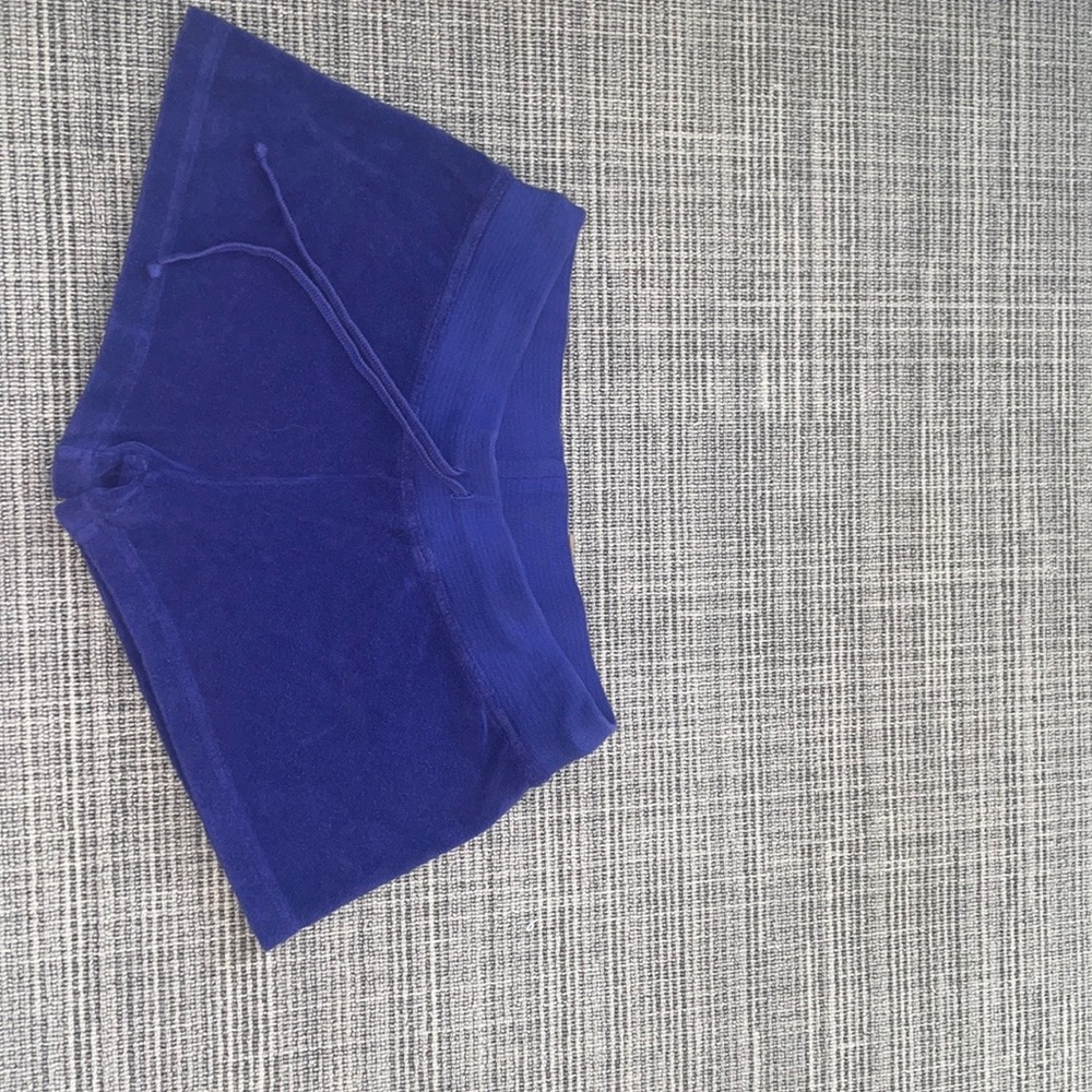 HARDTAIL DARK PURPLE TERRY SHORTS // WOMEN SIZE XL